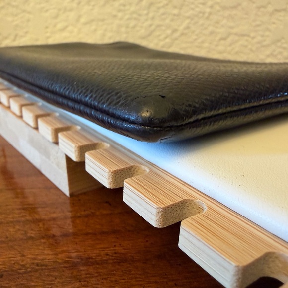 Coach Black Leather Wristlet - Picture 7 of 13